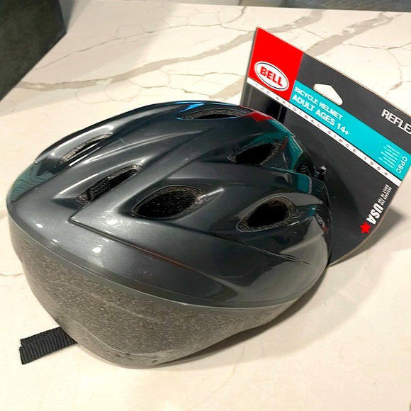 Bell Other Nwt Bell Adult Reflex Dark Titanium Bike Helmet Poshmark